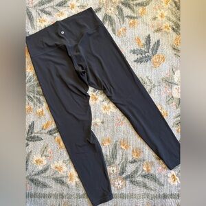 Lululemon Align Pant Full Length 28" Black Workout Athleisure Gym Nulu 14
